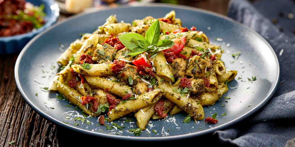 Homemade Pesto Pasta Recipe